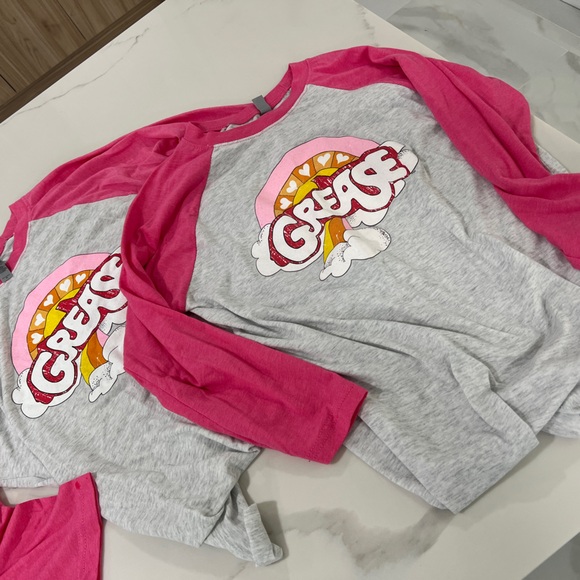 Women’s Graphic Grease 3/4 Henley Tees - Picture 5 of 6